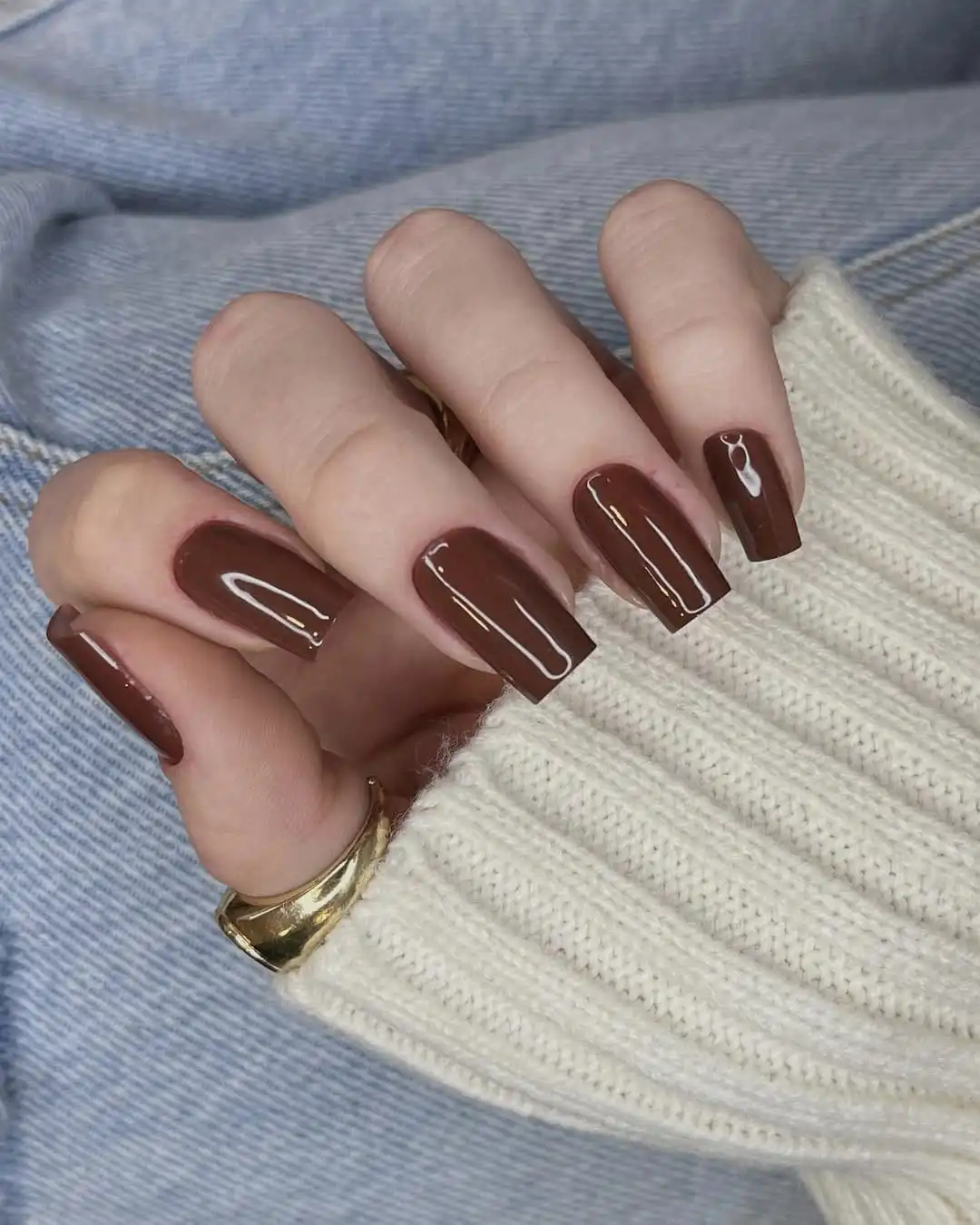 Resultado de unha metálica feita pela Nail Dreams